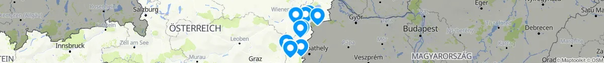 Map view for Pharmacies emergency services nearby Frankenau-Unterpullendorf (Oberpullendorf, Burgenland)